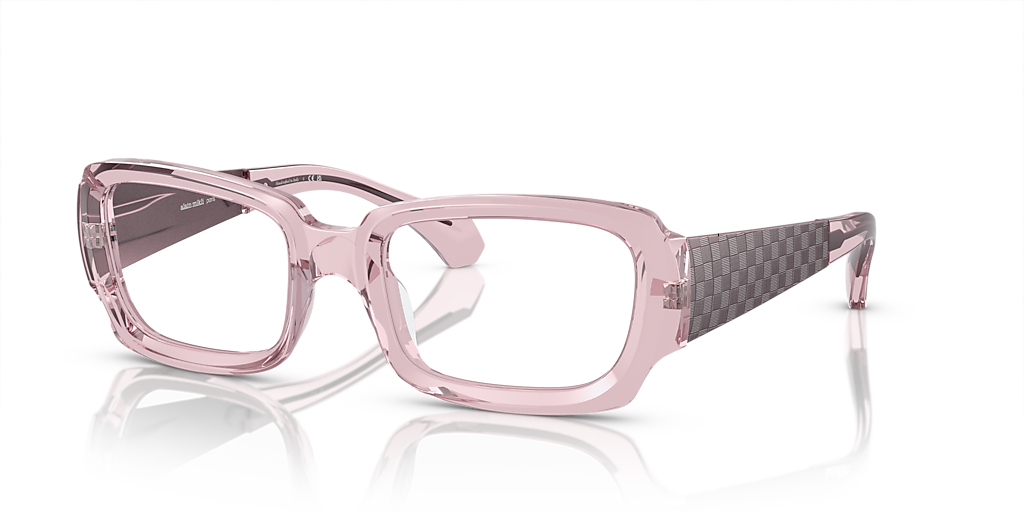 Alain Mikli A05504 XL (54 - 21) with Transparent lenses and Pink
