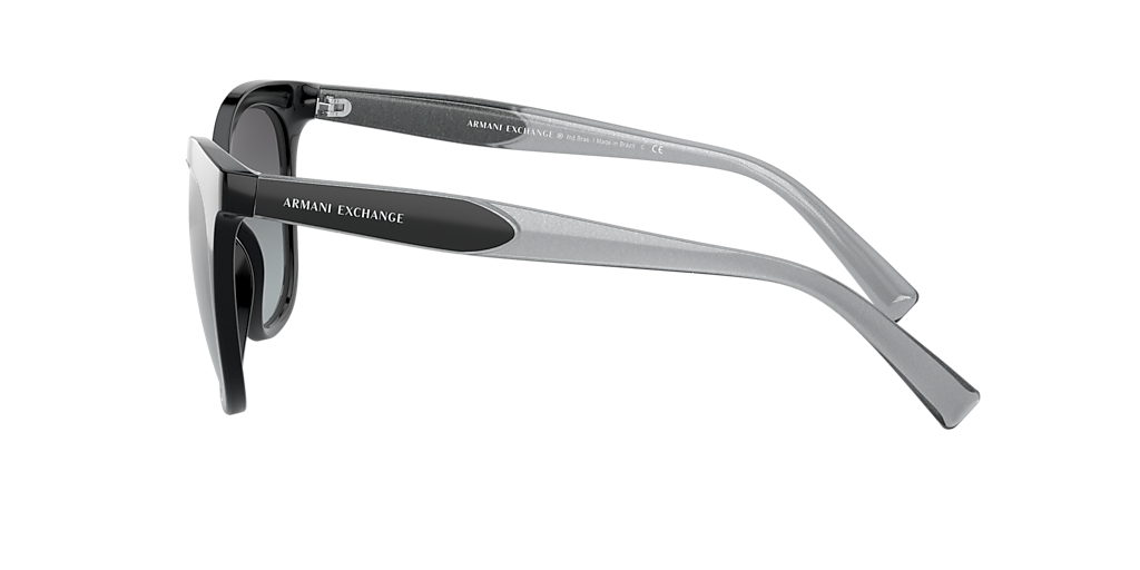 ARMANI EXCHANGE AX4094S Shiny Black - Women Sunglasses, Grey Gradient Lens