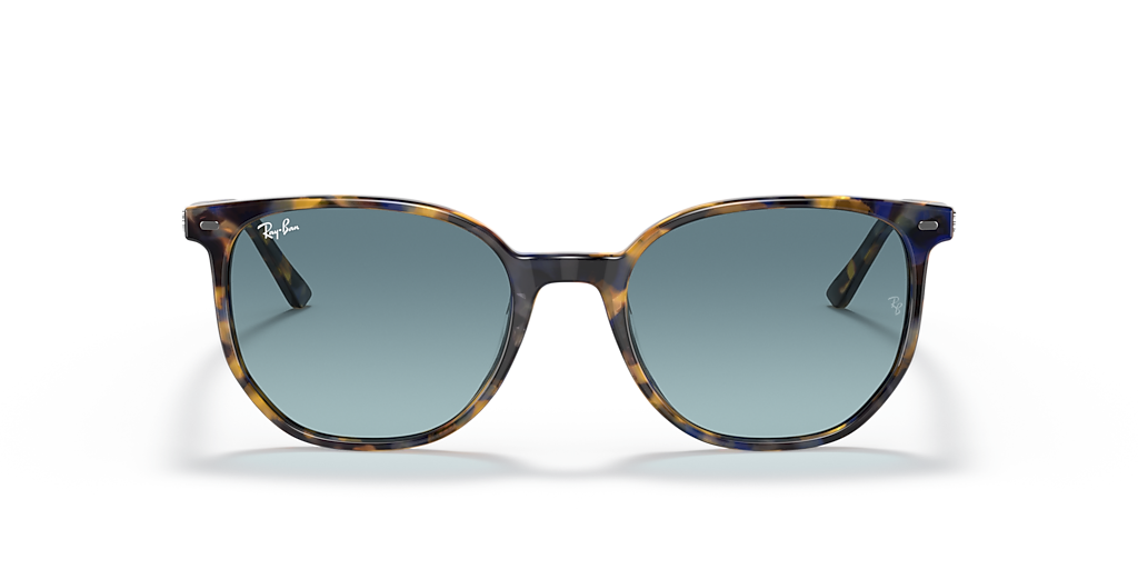 Ray-Ban 5397F ELLIOT ライトブルー ELLIOT OPTICS Eyeglasses with Blue On Transparent Blue Frame