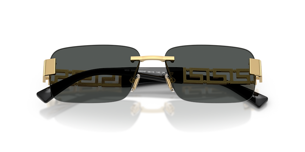 NEW VERSACE SUNGLASSES VE2298 1002/87 GOLD/GRAY WOMEN EYEWEAR VE2298 100287 Buy Versace Gold Sunglasses Online - Sunglasses.ie main image 4