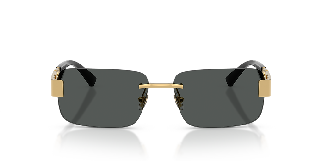 Versace VE2298 L (58 - 15) with Grey lenses and Gold frame  display picture 2