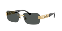 Versace VE2298 L (58 - 15) with Grey lenses and Gold frame  display picture 1