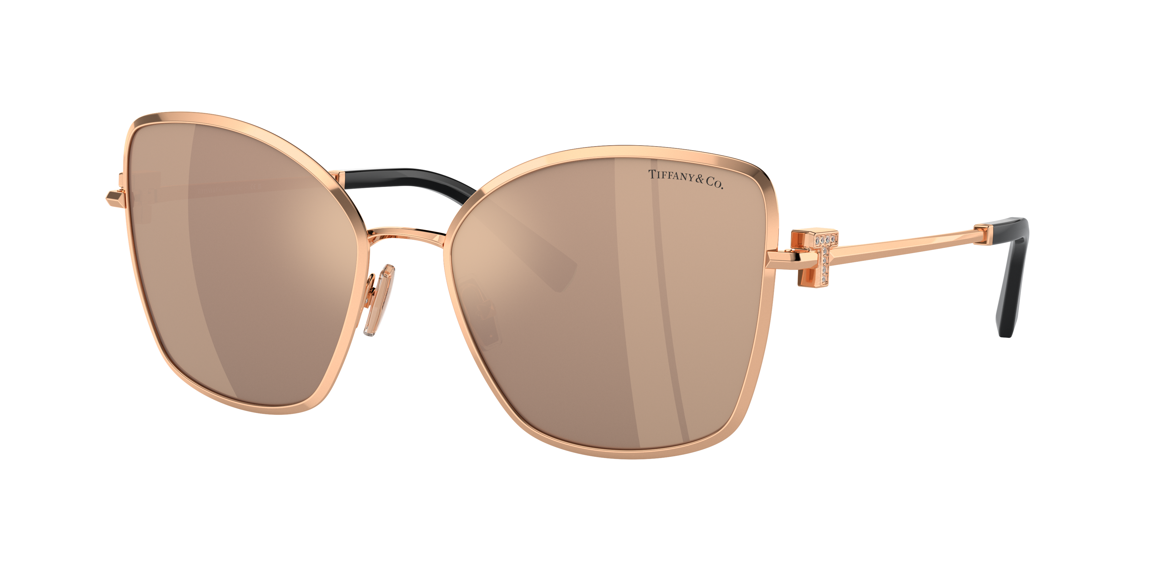 Tiffany & Co. TF3102B XL (58 - 18) with Gold lenses and Pink frame