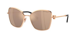 Tiffany & Co. TF3082 L (58 - 16) with Blue lenses and Gold frame