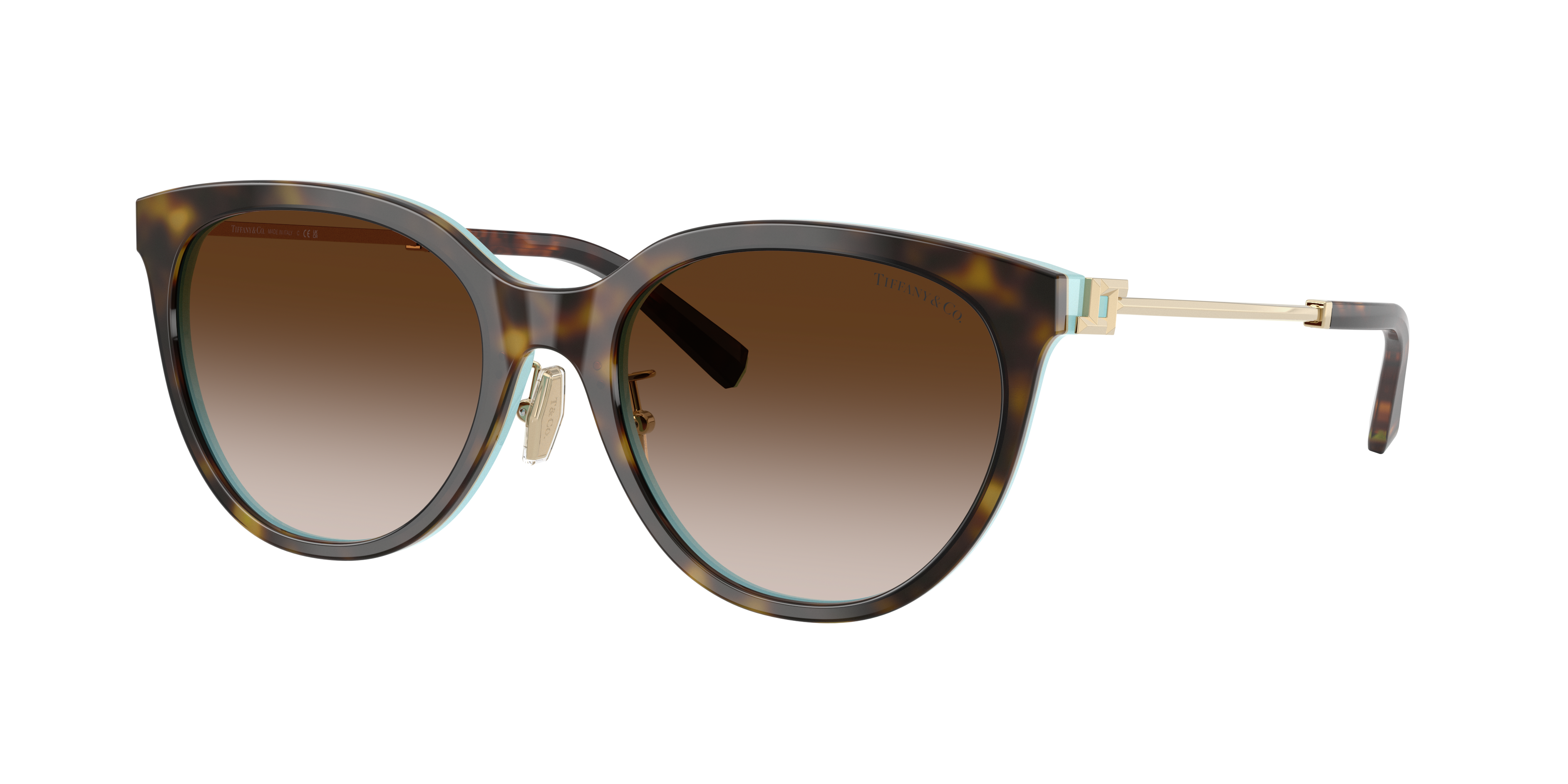 美品　TIFFANY & CO. ブラウン サングラス Tiffany & Co. TF4243D XL (55 - 19) with Brown lenses and Brown