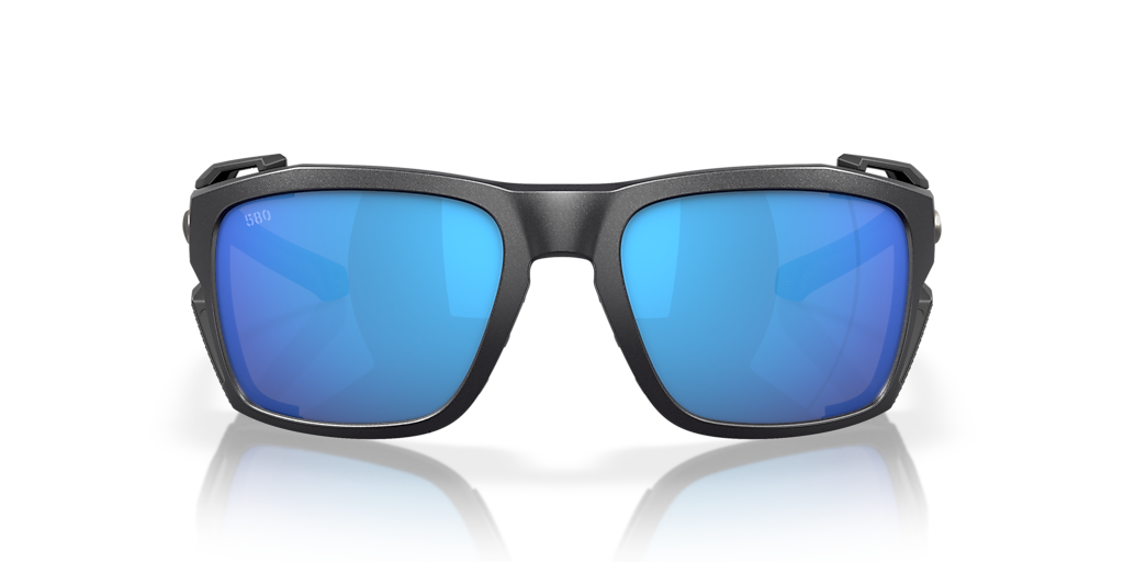 COSTA 6S9111 King Tide 8 Black Pearl - Men Sunglasses, Blue Mirror Lens