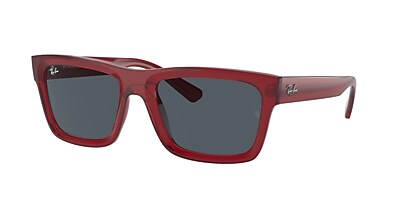 Ray-Ban RB4396 Warren Bio-Based 54 Dark Brown & Transparent Dark 