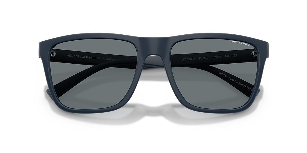 Armani Exchange AX4080S L (57 - 19) with Blue lenses and Blue