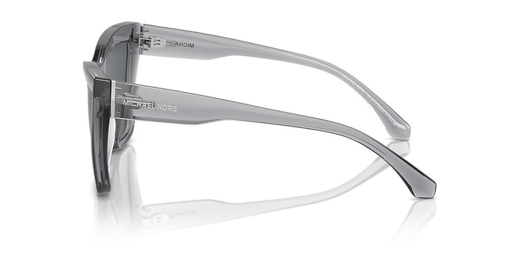 MICHAEL KORS MK2211U Dubai Blue Transparent - Women Sunglasses, Dark Grey Solid Lens