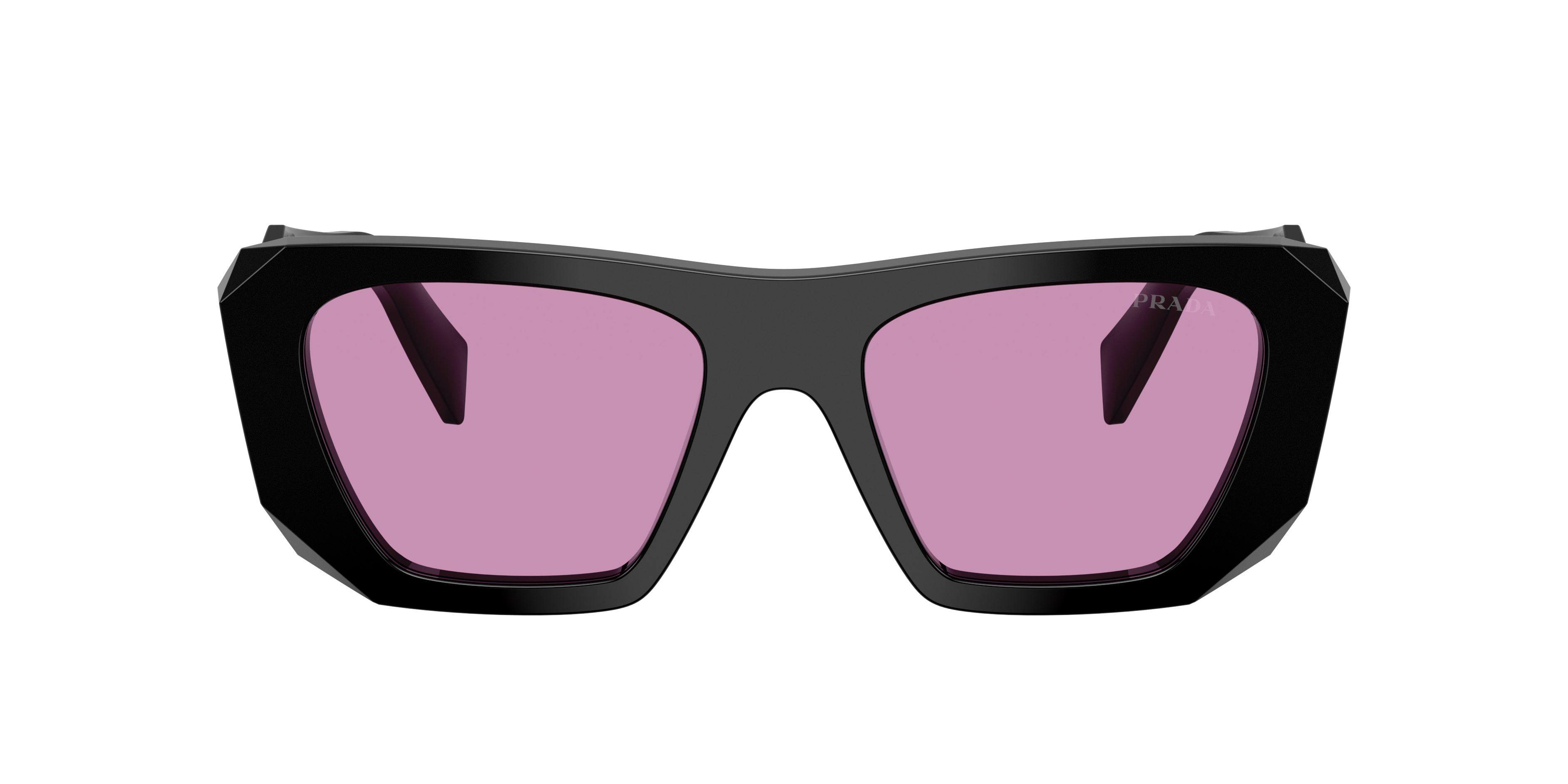 Prada PR B18S S (53 - 19) with Violet lenses and Black frame