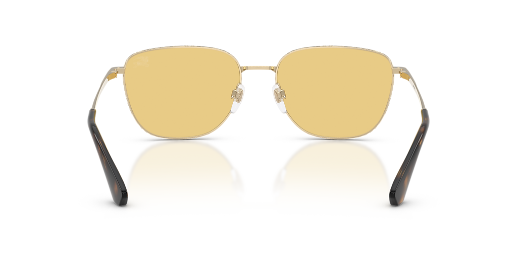 Burberry BE3171 XL (57 - 17) with Yellow lenses and Gold frame