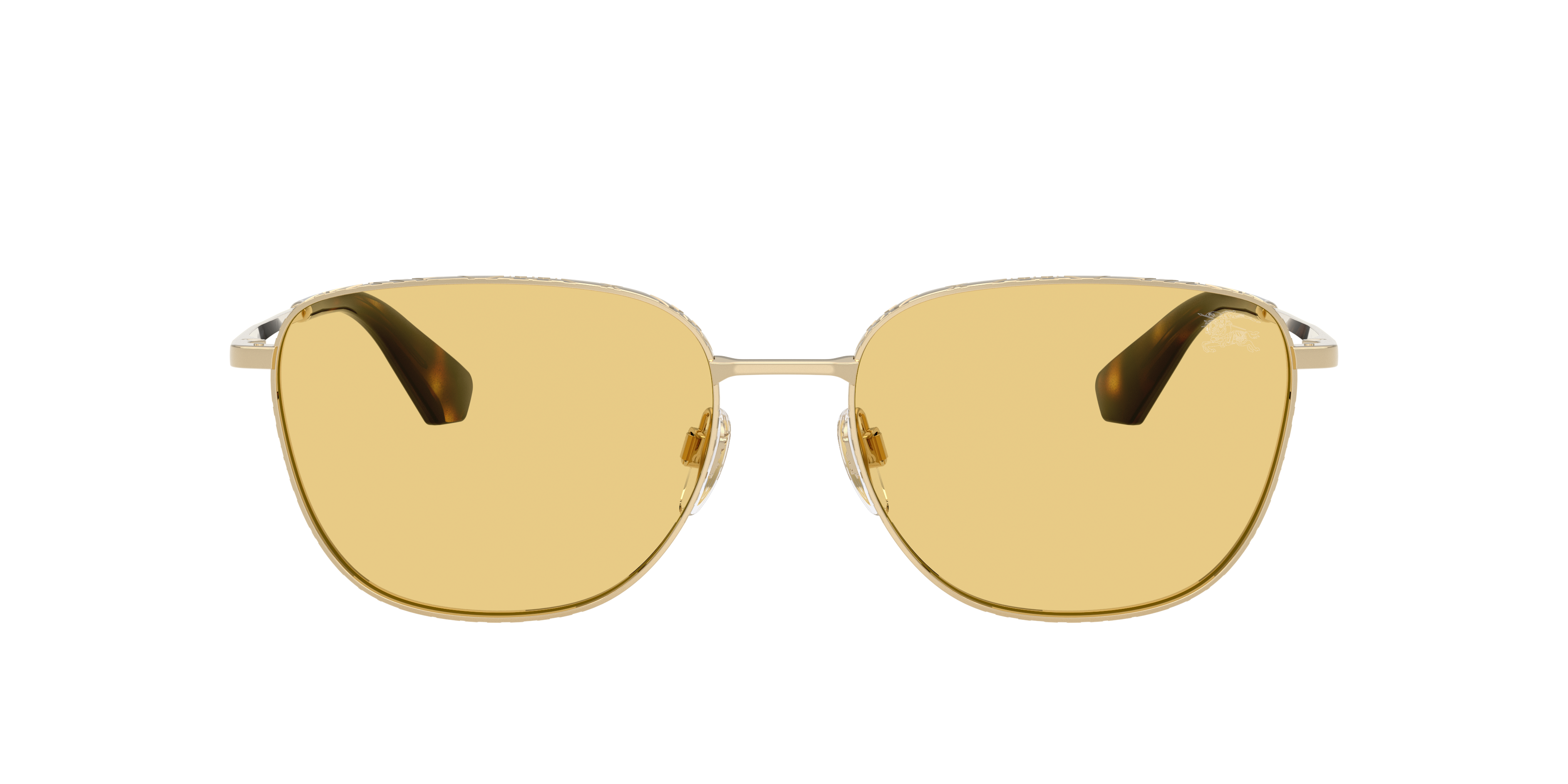 Burberry BE3171 XL (57 - 17) with Yellow lenses and Gold frame