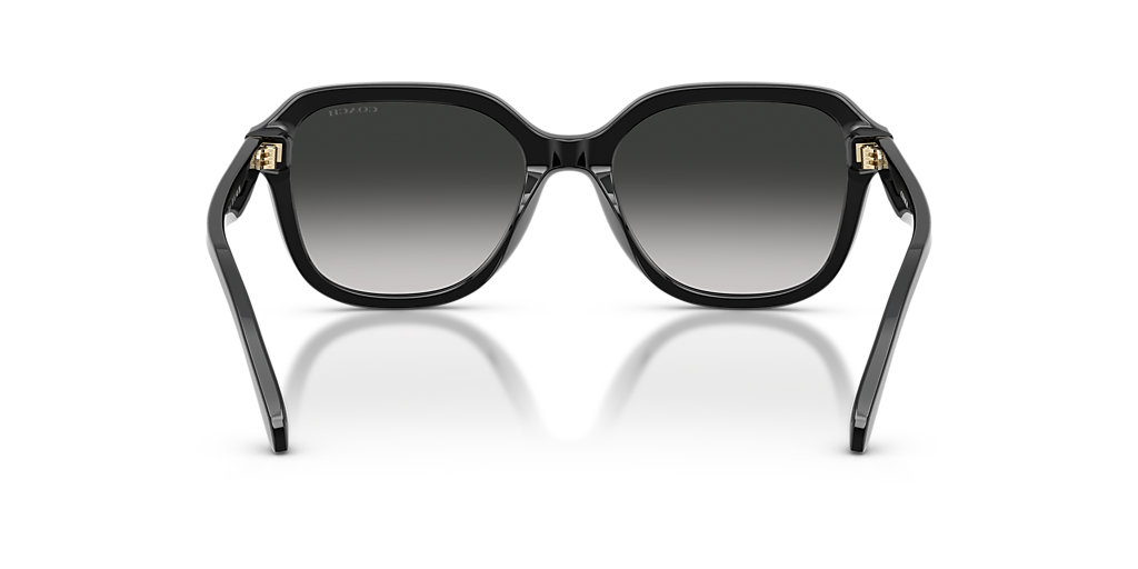 Coach CBY87 S (53 - 18) with Grey lenses and Black frame  display picture 3