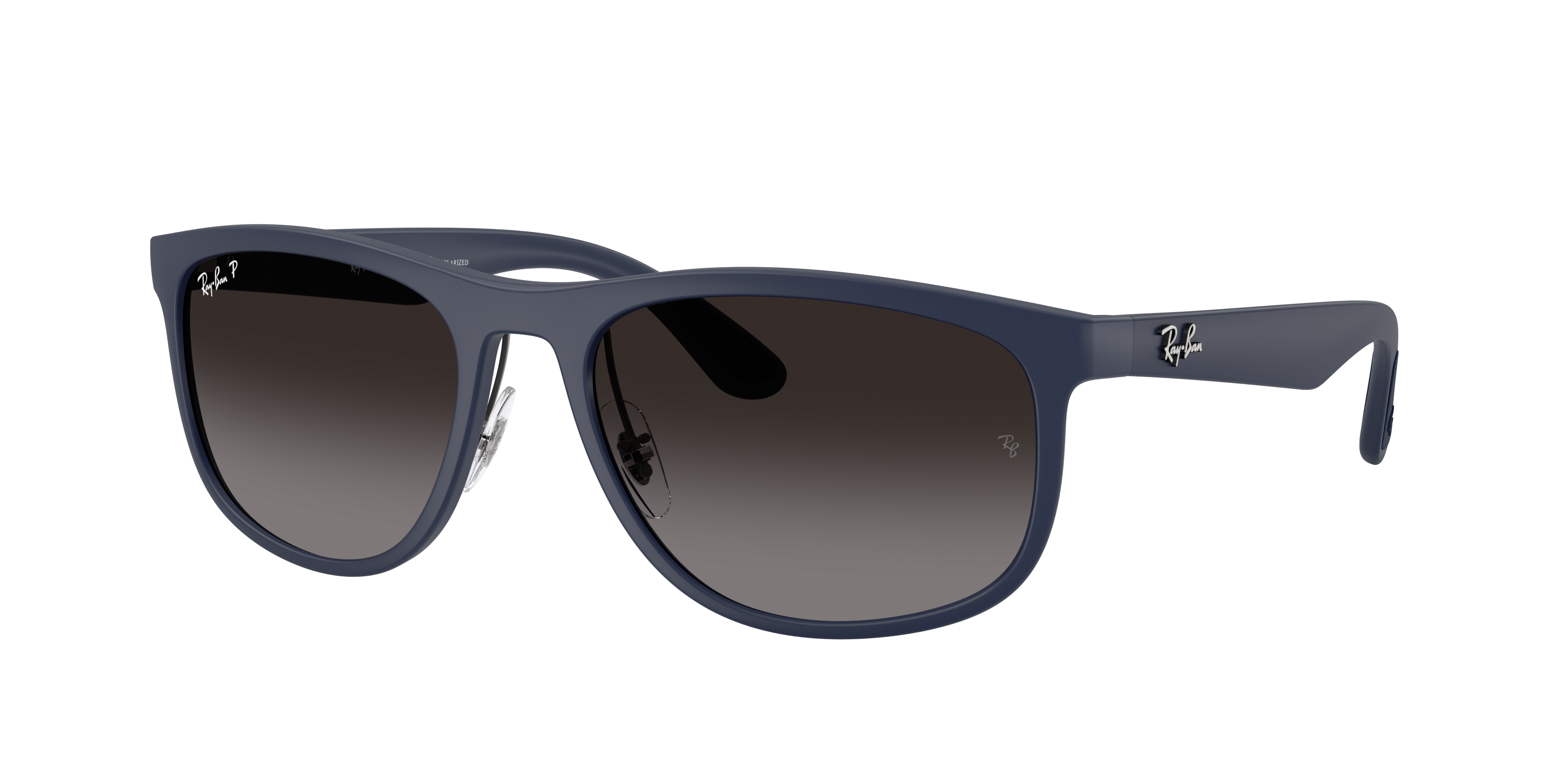 Ray-Ban Unisex Sunglass RB4468 Liteforce -  Frame color: Sand Dark Blue, Lens color: Grey Gradient Polarized