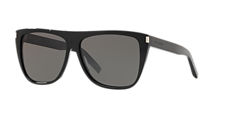 SSAINT LAURENT サンローラン サングラス SL214KATETHIN Saint Laurent SL 214 Kate L (55 - 20) with Grey lenses and