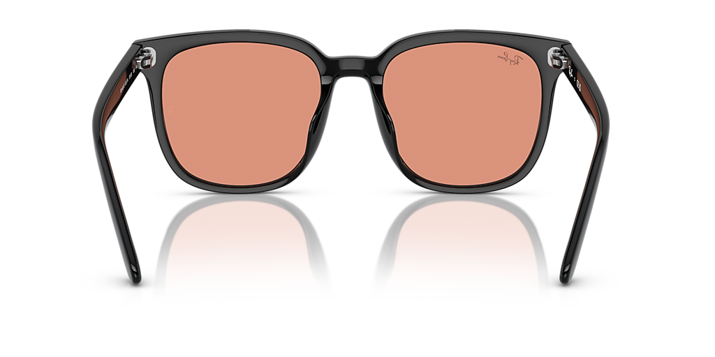 Ray-Ban RB4401D XXL (57 - 20) with Orange lenses and Black frame