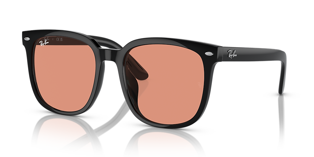 Ray-Ban RB4401D XXL (57 - 20) with Orange lenses and Black frame