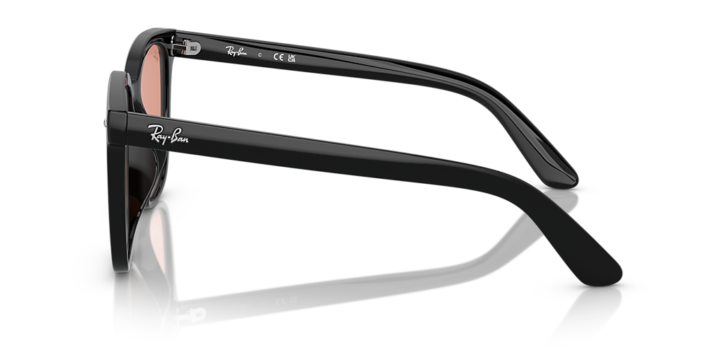 Ray-Ban RB4401D XXL (57 - 20) with Orange lenses and Black frame