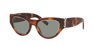 YSL/A1208-2/ Saint Laurent SL 613 M (58 - 16) with Green lenses and