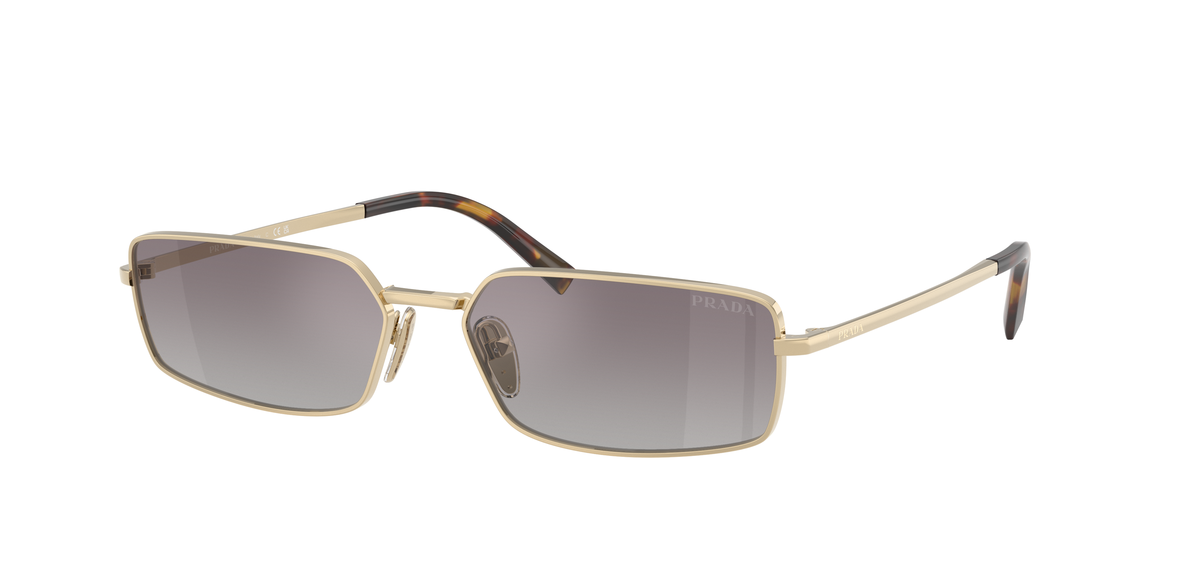 Prada Woman Sunglass Pr A60s In Gold