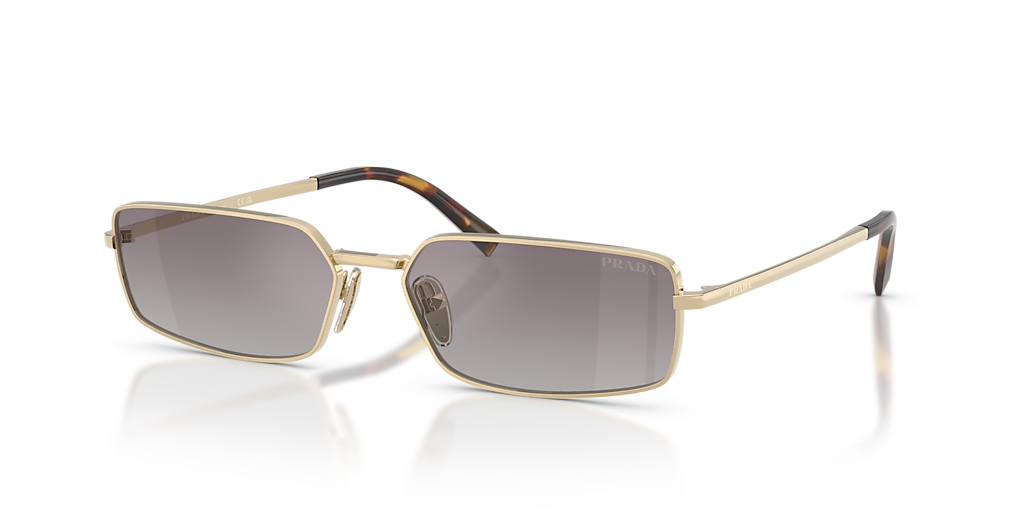 Prada PR A60S XL (59 - 16) with Blue lenses and Gold frame