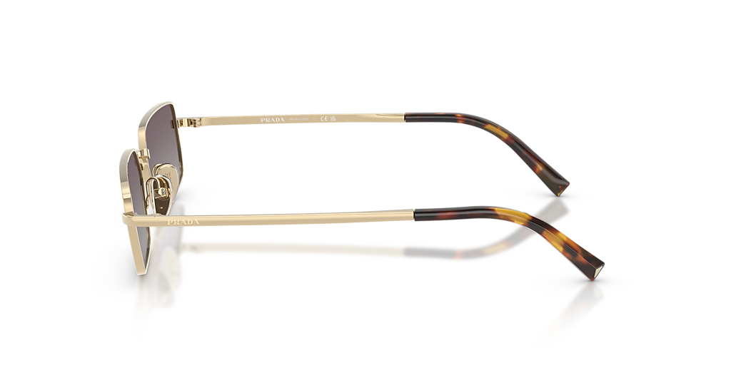 PRADA PR A60S Black - Women Luxury Sunglasses, Dark Grey Lens