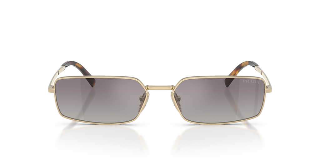 PRADA PR A60S Black - Women Luxury Sunglasses, Dark Grey Lens