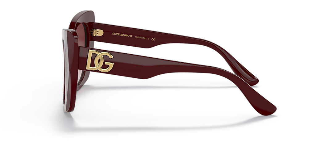 DOLCE&GABBANA DG4405 Bordeaux - Women Luxury Sunglasses, Clear Gradient Dark Brandy Lens