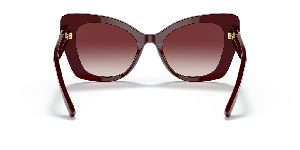 DOLCE&GABBANA DG4405 Bordeaux - Women Luxury Sunglasses, Clear Gradient Dark Brandy Lens