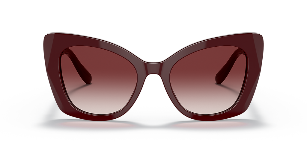 DOLCE&GABBANA DG4405 Bordeaux - Women Luxury Sunglasses, Clear Gradient Dark Brandy Lens