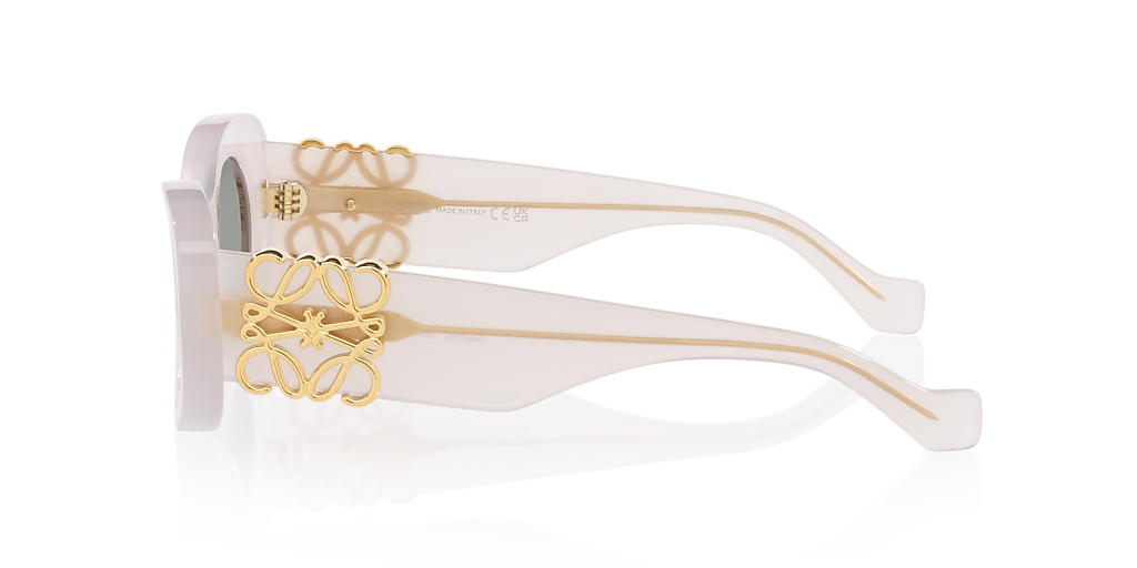 Loewe Anagram Lw40175U XXS (49 - 21) with Silver lenses and White