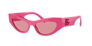 Dolce&Gabbana DG4462 M (52 - 18) with Pink lenses and Pink frame