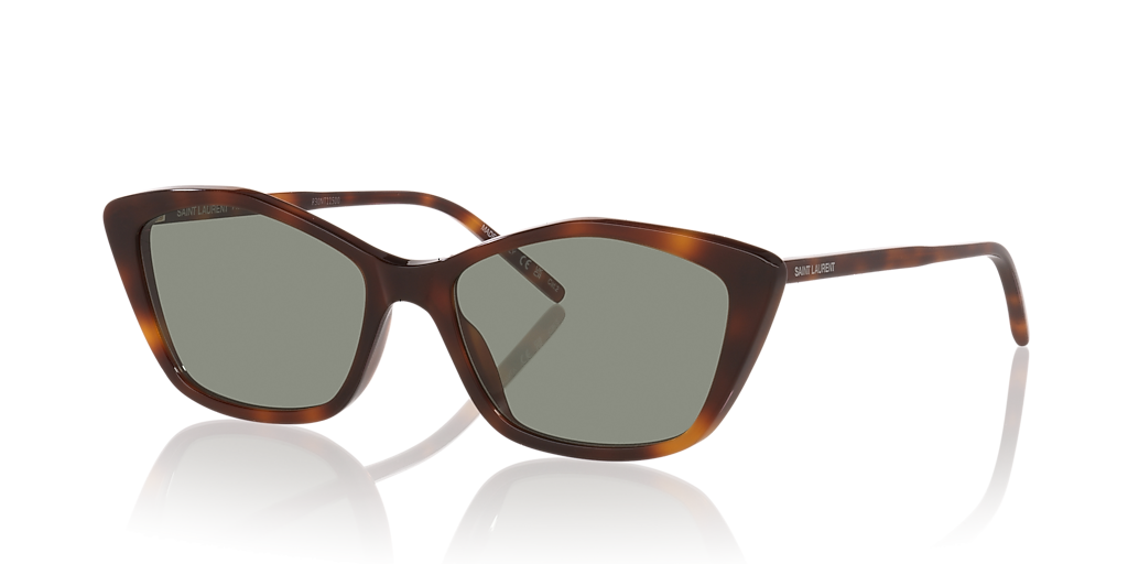 Saint Laurent SL 775 L (57 - 17) with Green lenses and