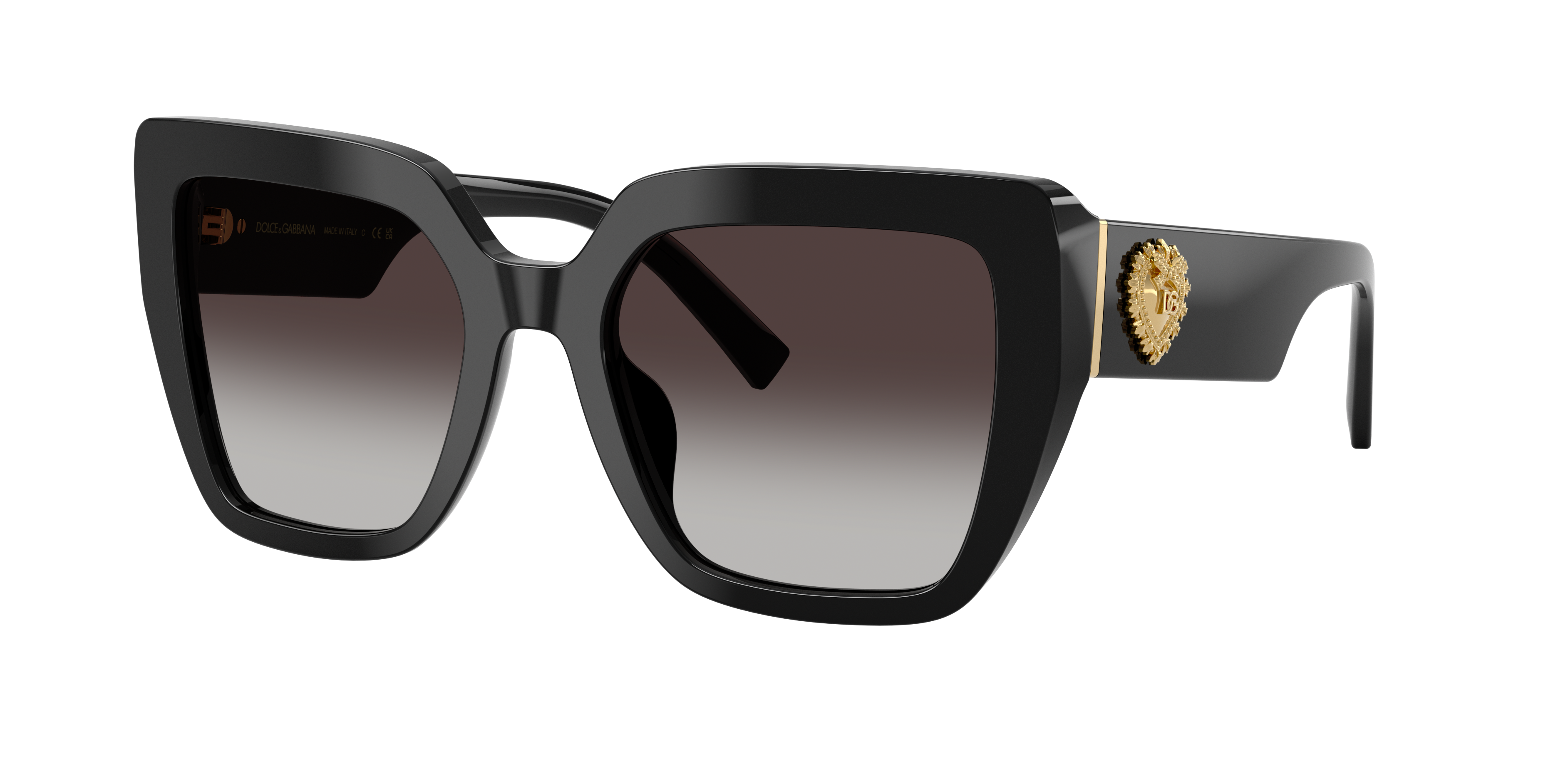 Dolce&Gabbana DG4538 L (54 - 20) with Grey lenses and Black frame