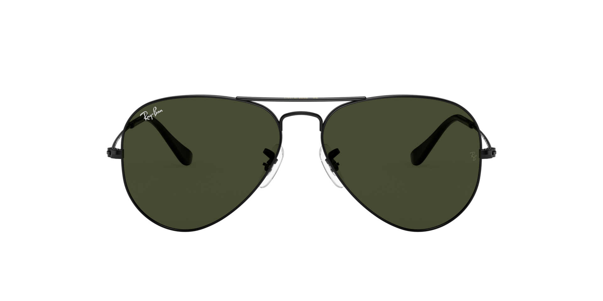 Ray-Ban Aviator Classic XL (58 - 14) with Green lenses and  display picture 3
