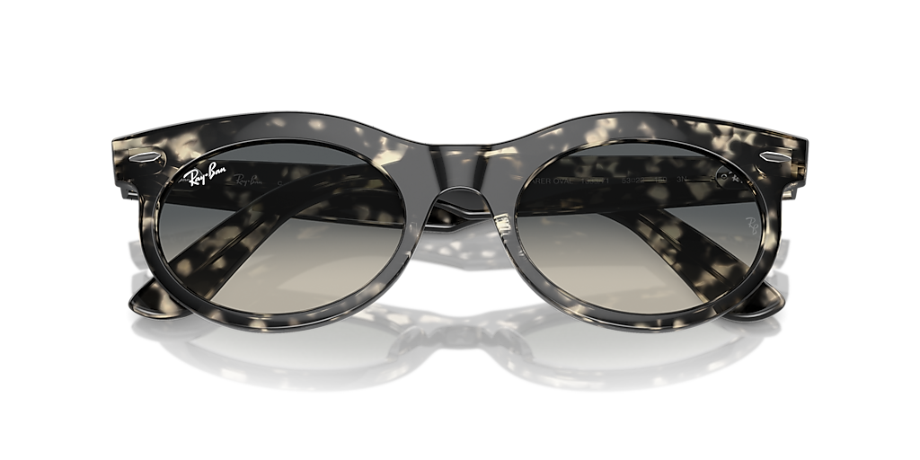 Ray-Ban RB2242 Wayfarer Oval M (50 - 22) with Grey lenses and