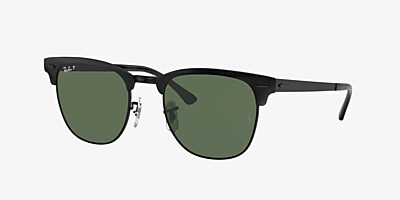 Ray-Ban RB3716 Clubmaster Metal 51 G-15 Green & Black Polarized 