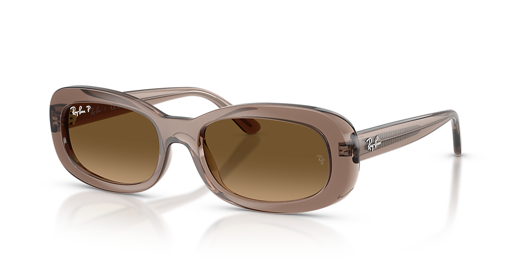 Ray-Ban RB2221 L (56 18) with Brown lenses and Beige frame