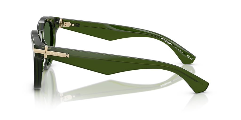 Burberry BE4439 S (51 - 21) with Green lenses and Green 