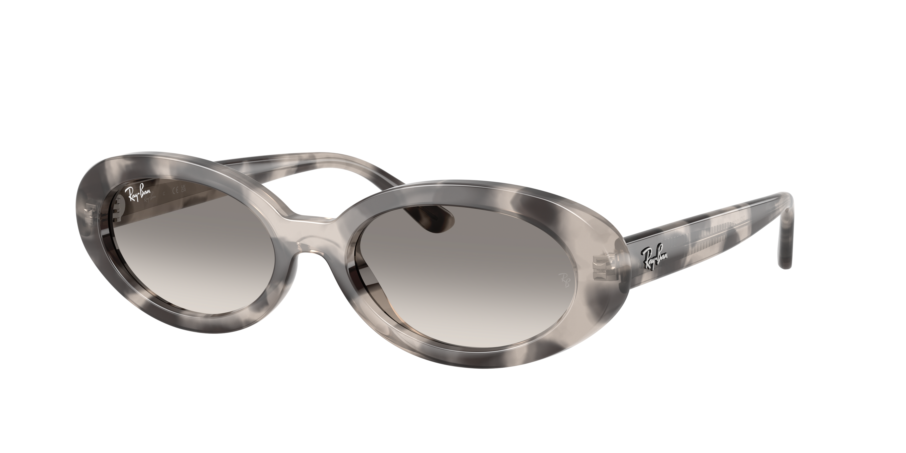Ray-Ban Woman Sunglass RB2223 -  Frame color: Opal Grey Havana, Lens color: Clear Gradient Grey