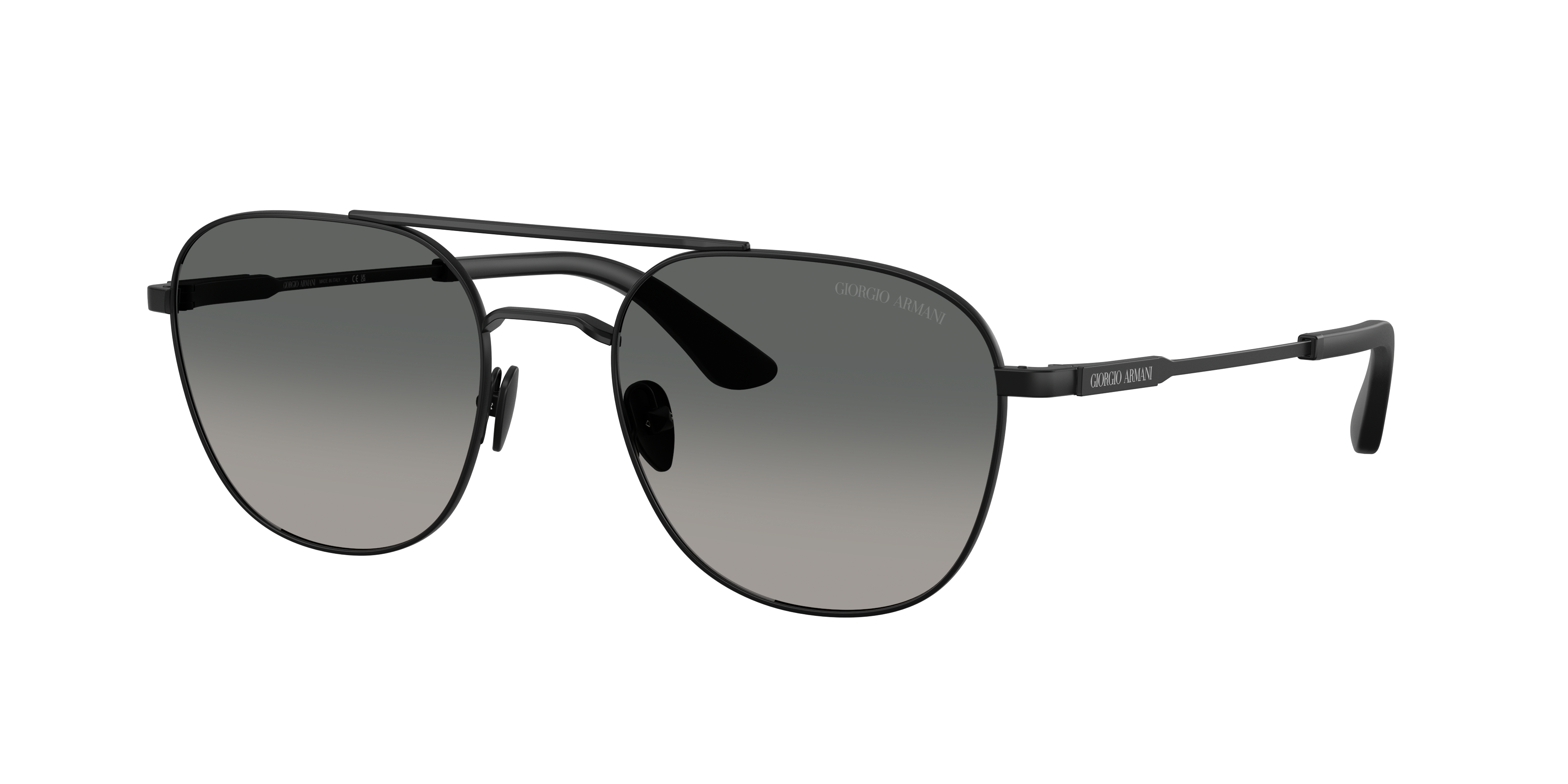 Giorgio Armani Man Sunglass AR6178 -  Frame color: Matte Black, Lens color: Grey Gradient