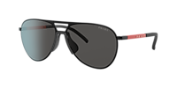 PRADA LINEA ROSSA PS 51XS Gunmetal - Man Sunglasses, Grey Mirror Black Lens