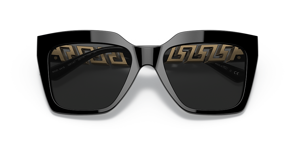 Versace VE4418 L (56 - 19) with Grey lenses and Black frame