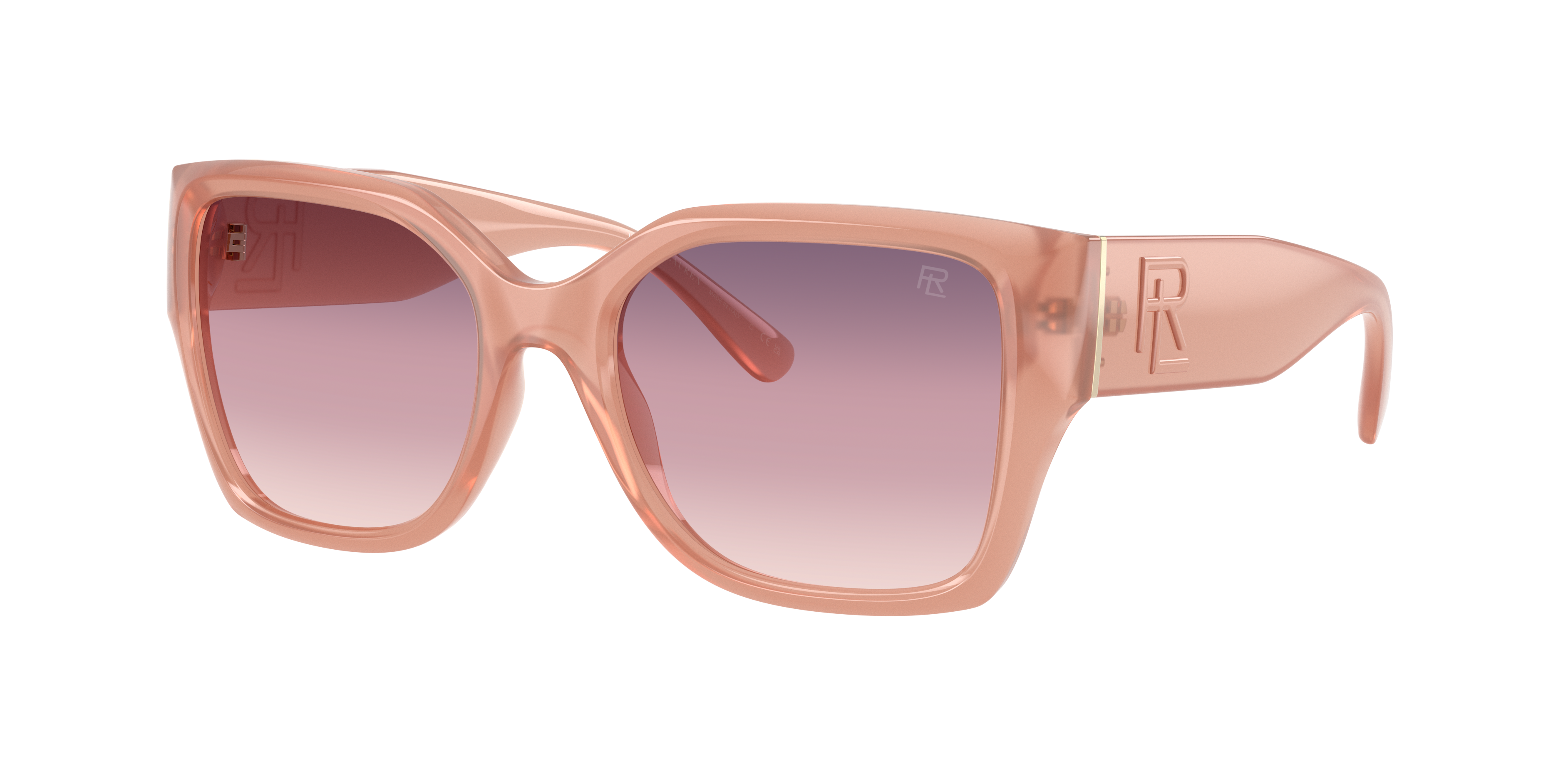 Ralph Lauren Woman Sunglass RL8230U -  Frame color: Rosa Opale, Lens color: Tri-Gradient Light Brown/Violet