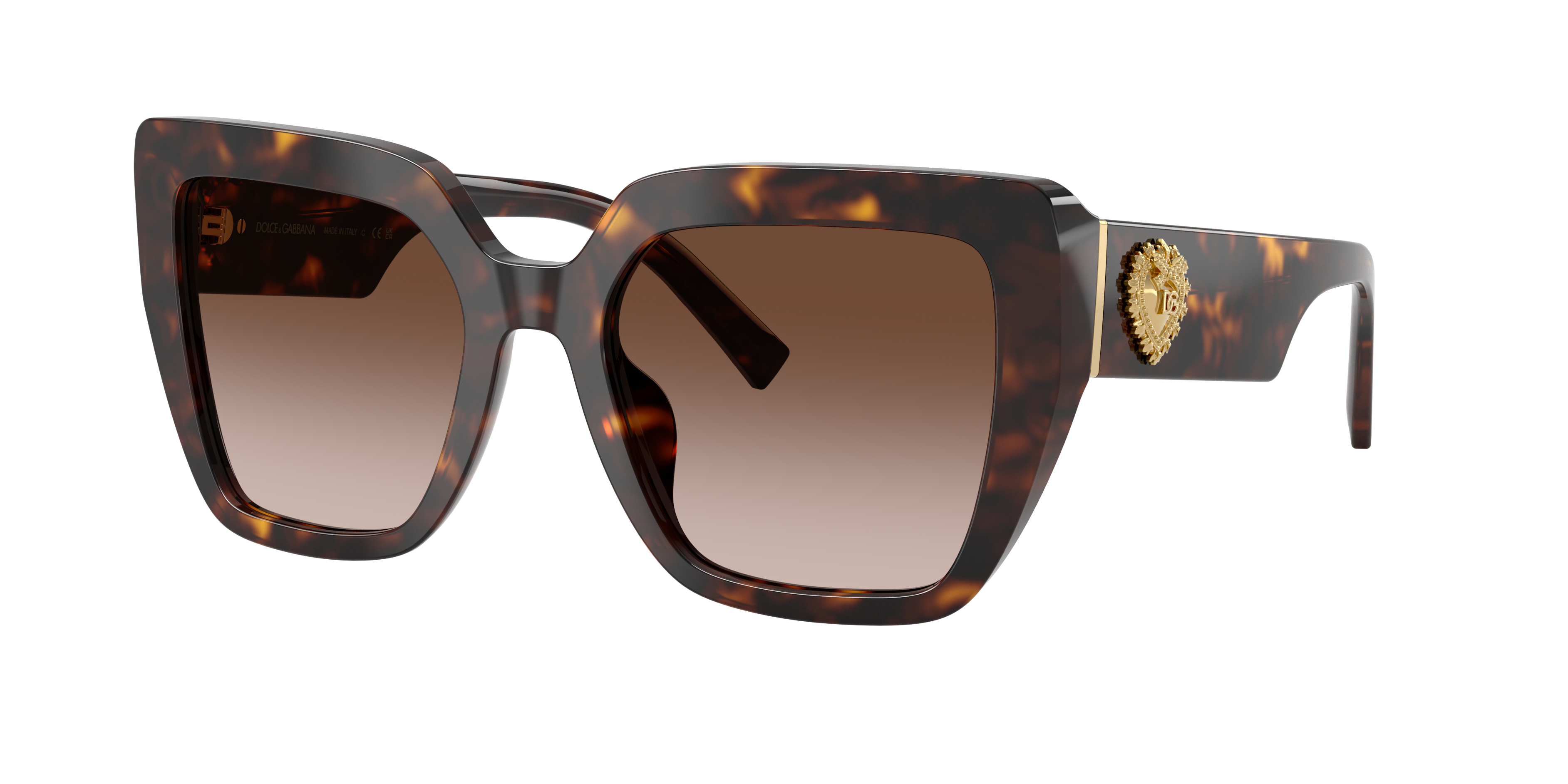 Dolce&Gabbana Woman Sunglass DG4538 -  Frame color: Havana, Lens color: Gradient Brown