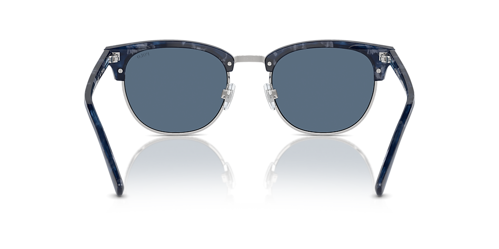 POLO RALPH LAUREN PH4217 Shiny Blue Havana - Men Sunglasses, Dark Blue Lens