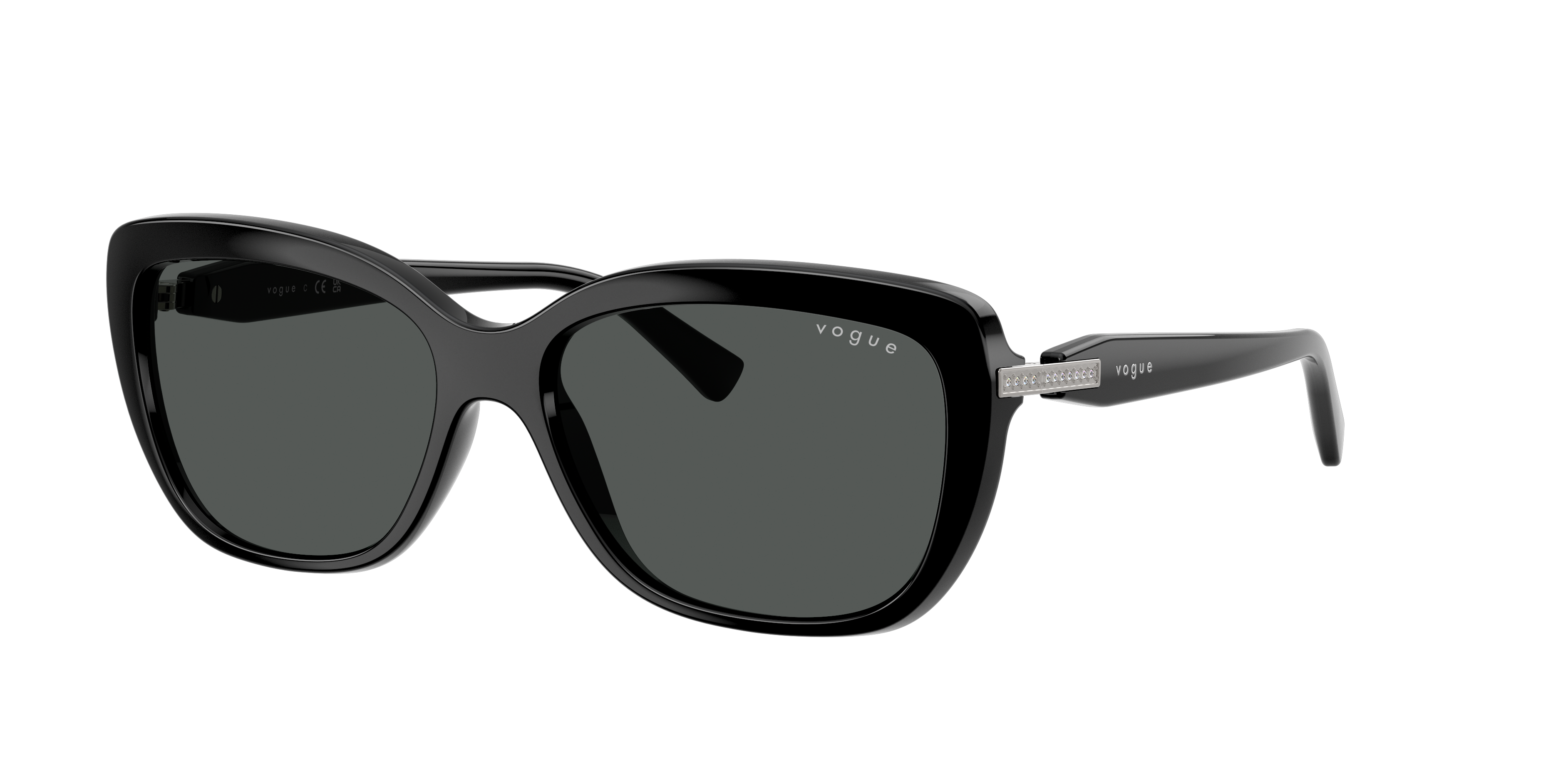 Vogue Eyewear Woman Sunglass VO5678SB -  Frame color: Black, Lens color: Dark Grey