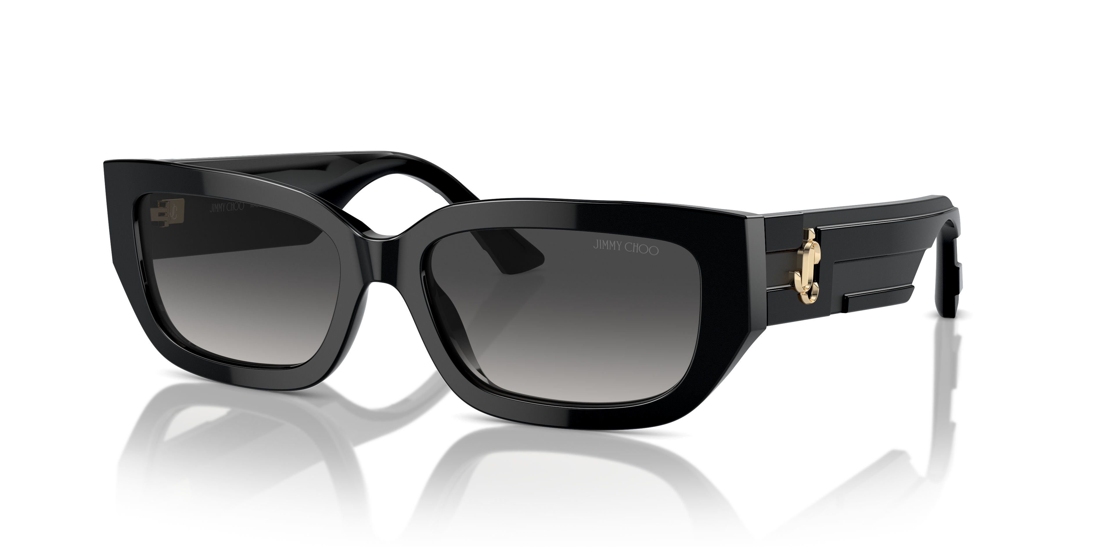 Jimmy Choo JC5017 M (55 - 17) with Grey lenses and Black frame