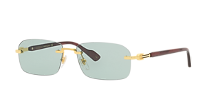 Gucci GG0563SKN L (55 - 21) with Transparent lenses and Black