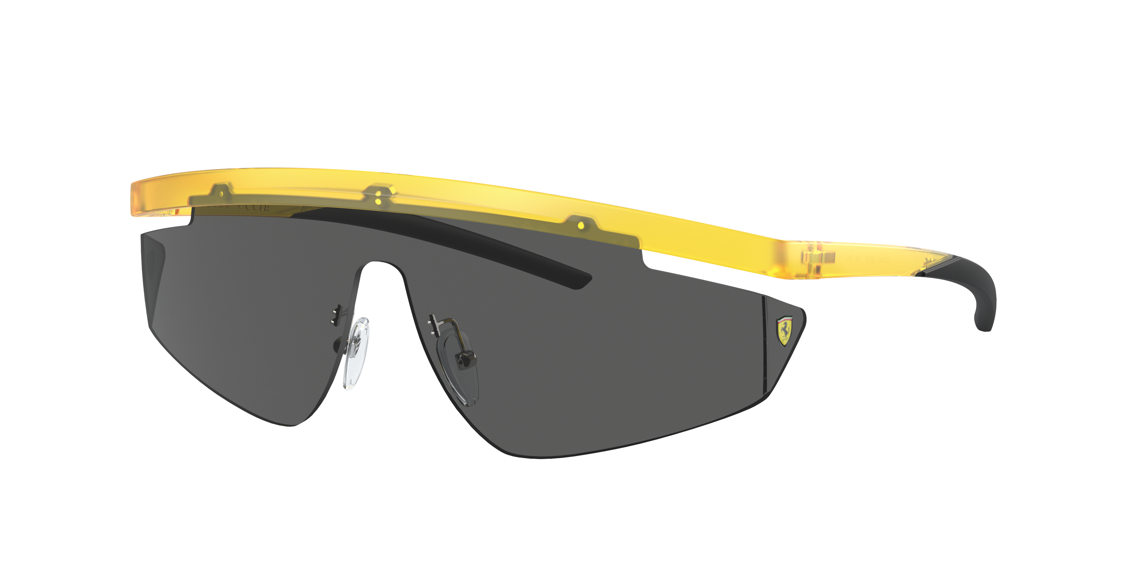 Scuderia Ferrari Unisex Sunglass FZ6001 -  Frame color: Opal Matte Yellow, Lens color: Grey